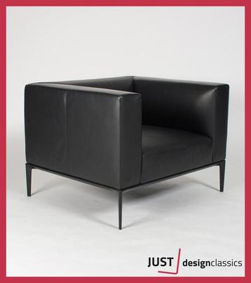 Walter Knoll Jaan 781 Armchair Zwart Leder voorraad:2 beschikbaar voor biedingen