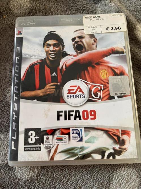 FIFA 09 - PlayStation 3, Spelcomputers en Games, Games | Sony PlayStation 3, Zo goed als nieuw, Sport, 3 spelers of meer, Vanaf 3 jaar