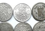Nederlands-Indië lot met 10x 1/4 gulden (zilver), Ophalen of Verzenden, Zuidoost-Azië, Zilver