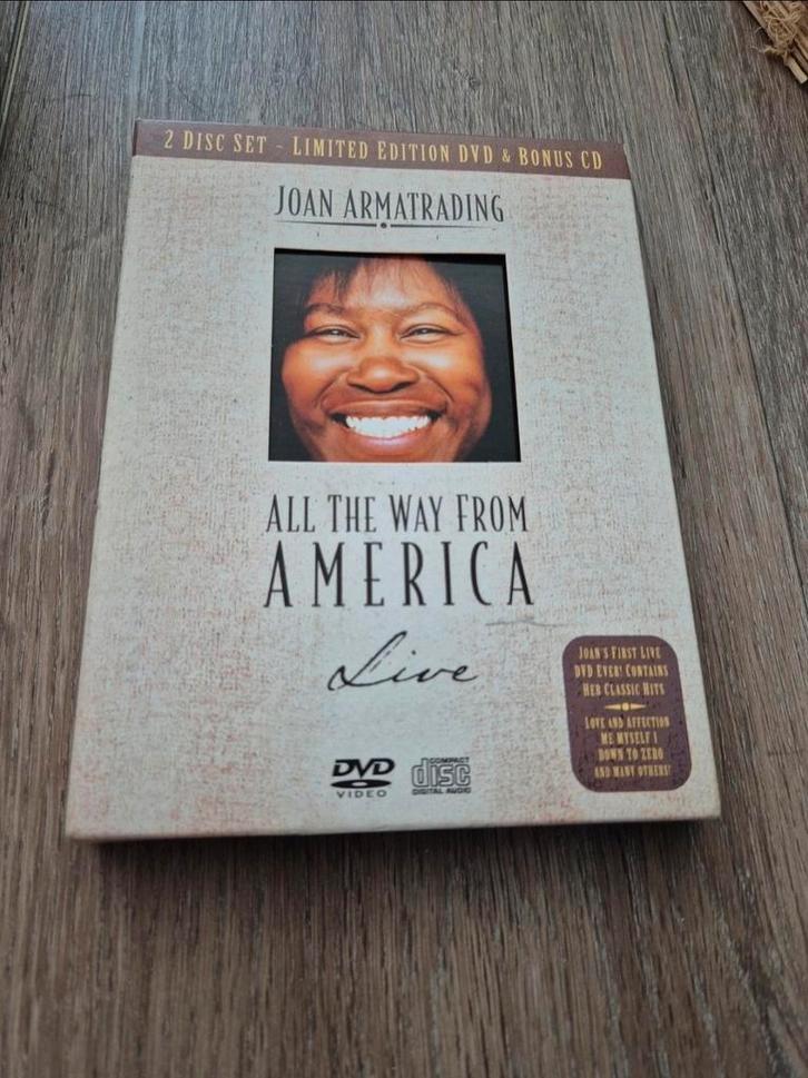 Joan Armatrading Limited Edition All The Way From America, Cd's en Dvd's, Dvd's | Muziek en Concerten, Zo goed als nieuw, Muziek en Concerten