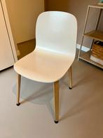 4 Muuto Visu Wood Chair (wit/eiken) - Goede Staat, Huis en Inrichting, Stoelen, Ophalen, Gebruikt, Wit, Vier