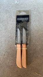 Partij schilmessen met houten heft 320x, Ophalen of Verzenden, Nieuw, Hout, Los bestek