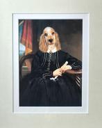 illustratie hondenportret Madame, Ophalen of Verzenden, Zo goed als nieuw