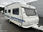 Hobby 495 voortent inruil mogelijk, Caravans en Kamperen, Vast bed, Hobby, Koelkast, -