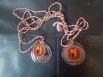 2x Carnavals medaille onderscheiding Kaauw Voetjes Lierop, Ophalen, Overige materialen, Nederland