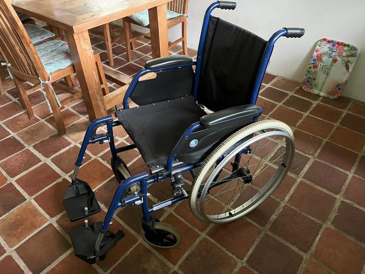 Rolstoel JAZZ S50, Diversen, Rolstoelen, Zo goed als nieuw, Duwrolstoel, Inklapbaar, Ophalen