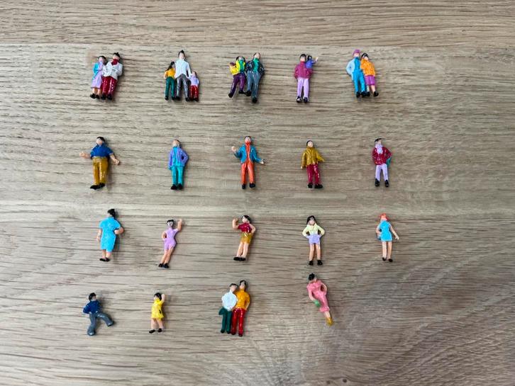 H0 Staande Figuren / Poppetjes Set 4 ( 1:87 ), Hobby en Vrije tijd, Modeltreinen | H0, Nieuw, Overige typen, Overige merken, Ophalen of Verzenden