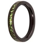 AA1 Zirkon Melano Ring - Green Peridot - Maat 19mm, Sieraden, Tassen en Uiterlijk, Ringen, 19 tot 20, Nieuw, Dame, Groen