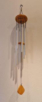 Windgong, hout, bruin, windspel, Ophalen of Verzenden, Nieuw