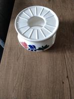 Theelicht / Rechaud met bloemmotief bieden, Ophalen of Verzenden, Zo goed als nieuw