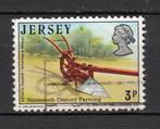 Jersey UK met een Ploeg 1976, Verzenden, Gestempeld