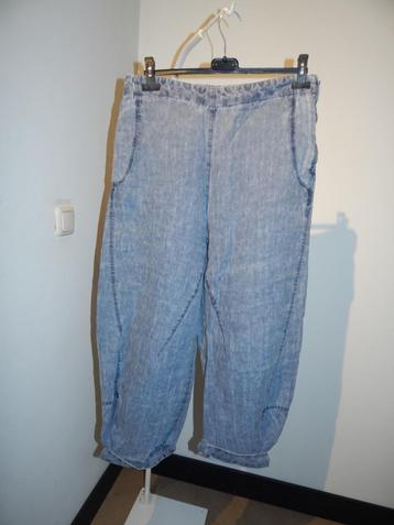 Oska baggy jeans broek elastische taille wijde pijpen 3/44 beschikbaar voor biedingen