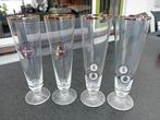 4 mooie WARSTEINER tulp bier glazen 0.2 / bier glas z.g.a.n., Verzamelen, Biermerken, Ophalen of Verzenden, Zo goed als nieuw