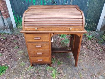 Antiek eiken rolluikbureau, te dateren ca. 1920. beschikbaar voor biedingen