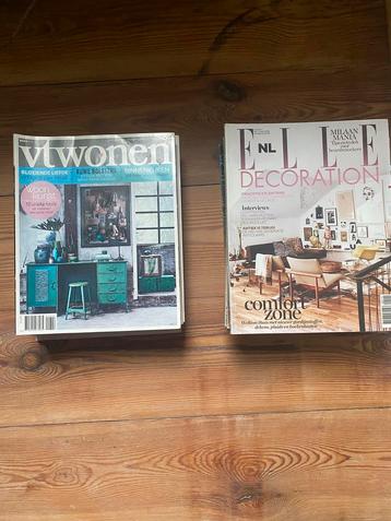 Collectie Woonbladen - VT Wonen & Elle Decoration beschikbaar voor biedingen