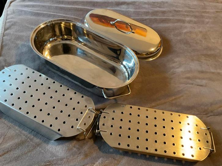 Schitterende grote braadslede / stoompan WMF CROMARGAN ZGAN, Huis en Inrichting, Keuken | Potten en Pannen, Zo goed als nieuw