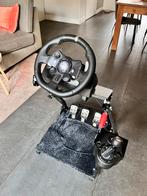 Logitech G29 + Shifter + Custom frame, Computers en Software, Ophalen, Gebruikt, Logitech G