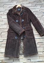 AUTHENTIC CLOTHING COMPANY  Warme SuedeLeren Jas, 38, Kleding | Dames, Maat 38/40 (M), Bruin, Verzenden, Authentic Cloth. Comp