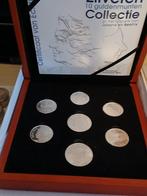 Foto 1 zilveren tientjes in cassete, Postzegels en Munten, Munten | Nederland, Koningin Juliana, Zilver, 2½ gulden, Verzenden