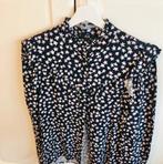 C&A Women’s Blouse – Navy/White (M), Blauw, Zo goed als nieuw, Lange mouw, C&A