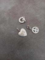 3 zilveren gemerkte Thomas Sabo bedels- hangers, Overige merken, Overige materialen, Gebruikt, Ophalen of Verzenden