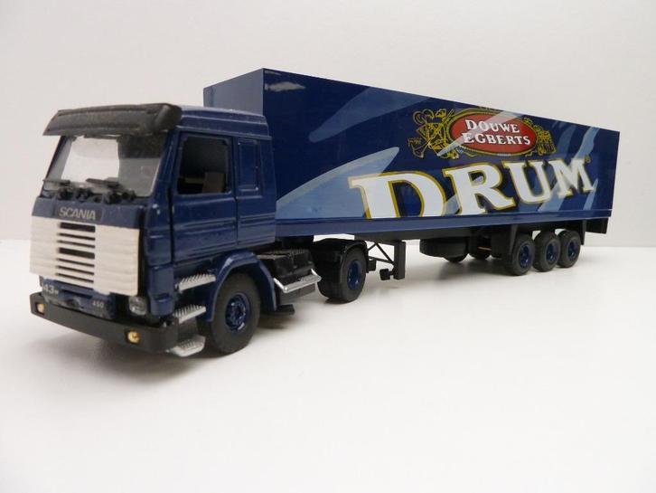 Scania 143  '' DRUM ''  Tekno  loop of sloop, Hobby en Vrije tijd, Modelauto's | 1:50, Gebruikt, Bus of Vrachtwagen, Tekno, Ophalen of Verzenden