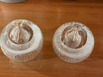 Glazen Kaarsen - Set van 2 beschikbaar voor biedingen