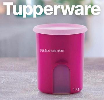 Tupperware 1,25L Beschuit rijstwafels bewaardoos voorraadbus beschikbaar voor biedingen