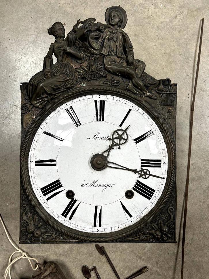 Prachtige Comtoise klok uit ca. 1840, Antiek en Kunst, Antiek | Klokken, Ophalen
