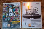 Wii Dj hero en dj hero 2, Spelcomputers en Games, Games | Nintendo Wii, Ophalen, Muziek, Gebruikt, 1 speler