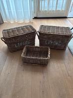 Rieten Opbergmanden Set, Ophalen, Gebruikt, Mand, Riet