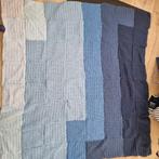 Handgemaakte Gehaakte Deken in Blauwtinten, Huis en Inrichting, Woonaccessoires | Plaids en Woondekens, Ophalen of Verzenden, Nieuw