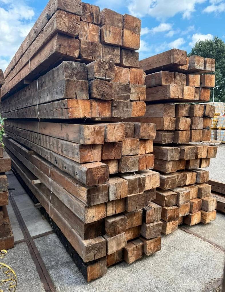Unieke oude antieke houten gebinten oud balkhout!, Tuin en Terras, Ophalen of Verzenden, Zo goed als nieuw, 250 cm of meer, Balken