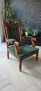 Antieke fauteuil velours, Ophalen