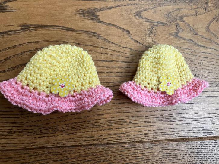 Gehaakte eierwarmers, Huis en Inrichting, Keuken | Textiel, Nieuw, Overige typen, Geel, Ophalen of Verzenden