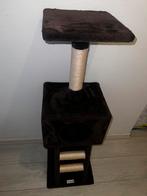 Katten krabpaal beeztees donkerbruin, Dieren en Toebehoren, Krabmeubelen, Ophalen, Zo goed als nieuw, Krabpaal