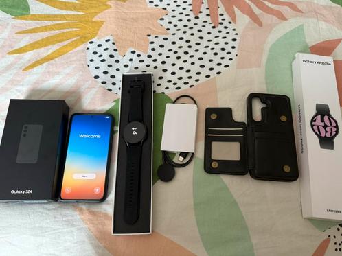 Samsung S24 en Smartwatch, Telecommunicatie, Mobiele telefoons | Overige merken, Zo goed als nieuw, Ophalen
