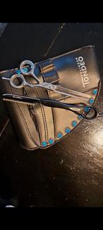 Tondeo effileer schaar 5.5 met nekmes, Sieraden, Tassen en Uiterlijk, Uiterlijk | Haarverzorging, Ophalen of Verzenden