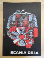 Scania 14 Liter V8 Motor Brochure 1971 – DS14 140, Ophalen, Zo goed als nieuw, Overige merken, Scania