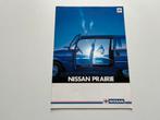 Folder Nissan Prairie, Ophalen of Verzenden, Zo goed als nieuw