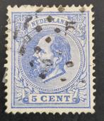 Nederland 1872 - nvph 19 - Koning Willem III, Postzegels en Munten, Postzegels | Nederland, Ophalen of Verzenden, T/m 1940, Gestempeld