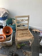 Zweeds stoeltje brocant, Huis en Inrichting, Stoelen, Ophalen, Gebruikt, Overige kleuren, Eén