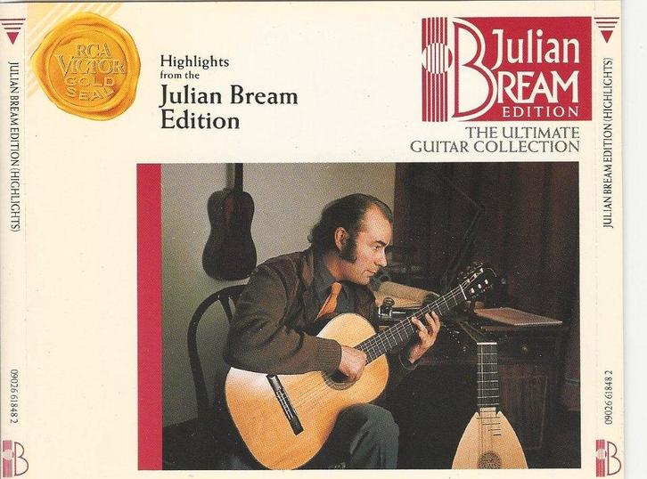 Julian Bream ‎– The Ultimate Guitar Collection = 2,99, Cd's en Dvd's, Cd's | Klassiek, Zo goed als nieuw, Kamermuziek, Classicisme
