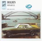 A245 autokaart holden monaro - ls ( 1972 - 1977 ), Ophalen of Verzenden, Zo goed als nieuw, Auto's