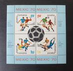 Roemenie 1970 WK Voetbal Mexico Michel blok 75 postfris, Postzegels en Munten, Verzenden, Postfris, Sport