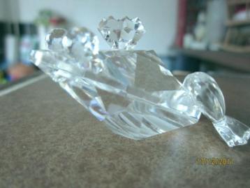 Swarovski Kikker met heldere ogen incl doos & certificaat beschikbaar voor biedingen