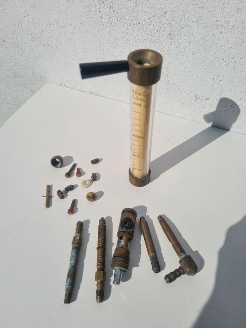 Antiek Gas Q test L/min, liter per minuut, gasmeter cv druk, Antiek en Kunst, Antiek | Gereedschap en Instrumenten, Ophalen of Verzenden