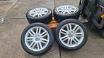 Set van 4 Velgen incl winterbanden 225/50 R17 M+S, Auto-onderdelen, Banden en Velgen, Ophalen, Gebruikt, Banden en Velgen, 17 inch