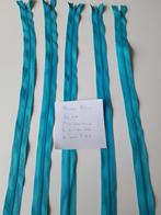 Ritsen - 60 cm - blauw - Niet deelbaar, Hobby en Vrije tijd, Naaien en Fournituren, Ophalen of Verzenden, Nieuw, Rits of Sluiting