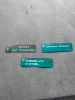 Bordjes staatsbosbeheer €5 ps, Ophalen, Winkel, Super of Benzinepomp, Zegels, Bonnen of Punten